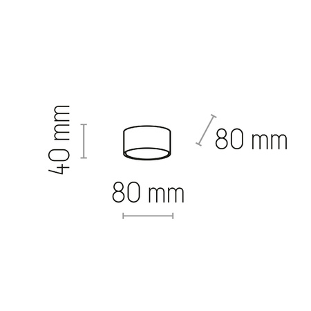 Lampa sufitowa DALLAS BLACK 1 PŁ (6241) - TK Lighting