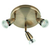 Lampa sufitowa Amalfi 3lt round antique brass 35W (60997) - Saxby