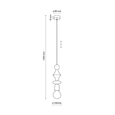 TOWER BRICK LAMPA WISZĄCA 1XE27 (10869) - TK Lighting