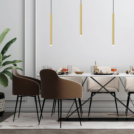 Lampa wisząca MONZA BRASS 1 (MLP8839) - Milagro