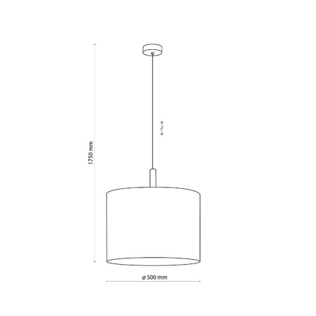 Lampa wisząca DEVA NATURE (6107) - TK Lighting