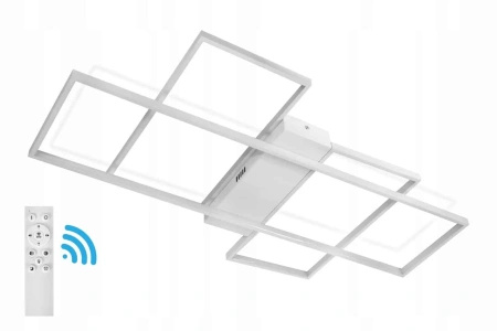 Lampa Led ring 123W czarna + Pilot ROMA - DomenoLED