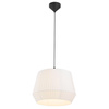Lampa wisząca z bawełnianym abażurem DICTE Nordlux E27 60W Tekstylia Biały