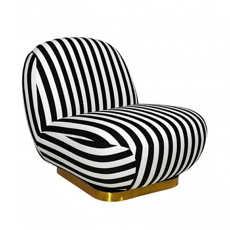 MaMaison fotel obrotowy AZURE biały / czarny (MM001501100350) - MaMaison