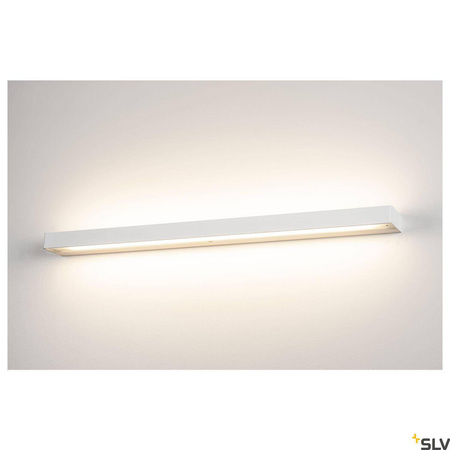 SEDO 21, lampa ścienna, LED, 3000K, prostokątna, kolor biały, szkło satynowane, żarówka energooszczędna, D/S/W 89,5/8,5/4 cm, 33 W (151791) - SLV