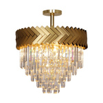 Lampa sufitowa LYON złota (C23910/9) - Zuma Line