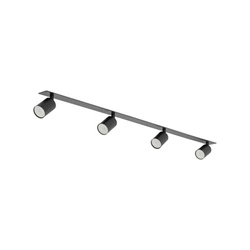 NEX BLACK 4XGU10 LAMPA SUFITOWA PODTYNKOWA (10801) - TK Lighting