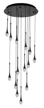 Lampa wisząca DALMA 14 ROUND Czarny (AZ6011) - Azzardo