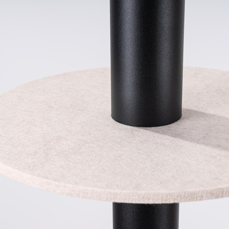 Lampa wisząca PELTA 1 czarna/beżowa (SL.1882) - Sollux Lighting