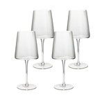 KARE komplet 4 kieliszków do wina RIFFLE  760 ml (53269) - Kare Design