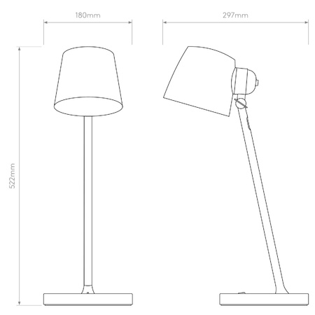 Lampa stołowa Imari Desk (1460004) - Astro Lighting