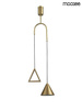 Lampa wisząca ACUSTICA złota (MSE010100331) - Moosee
