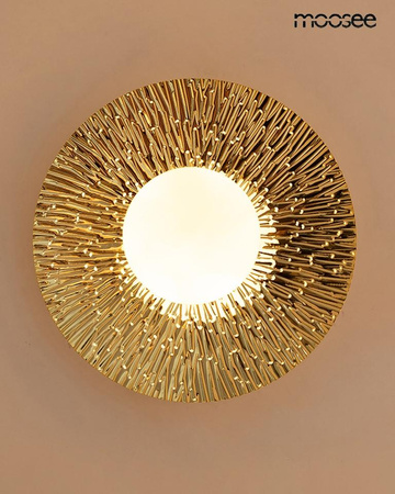 MOOSEE lampa ścienna SOUL 30 złota (MSE1501100574) - Moosee