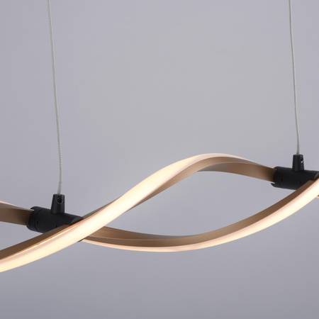 POLIA LAMPA WISZĄCA CZARNY/ZŁOTY (9142-18) - Paul Neuhaus