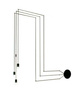 Lampa ścienna FLUSSO WALL 3 (JD0032-3W) - King Home