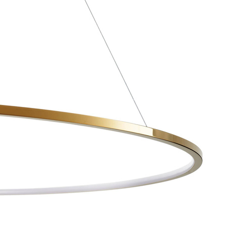Lampa wisząca CIRCLE SLIM 120 cm LED złoty (ST-10112P-D1200) - Step into Design