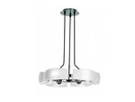Lampa wisząca FIONA 8 chrom/ biel (MD1029-8 | AZ0154) Azzardo - żyrandol