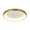 CEILING LIGHT 60W 3000K ALUMINUM & ACRYLIC DIMMABLE ANTIQUE GOLD BRASS (2058 Zambelis) - Zambelis