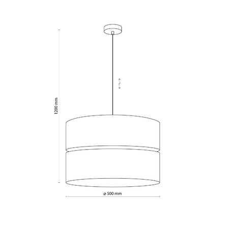 Lampa wisząca ECO Ø50 (5773) - TK Lighting