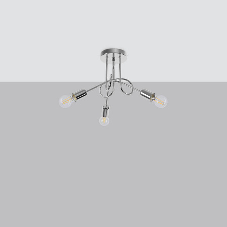 Żyrandol SUPEŁ 3 chrom (SL.1440) - Sollux Lighting