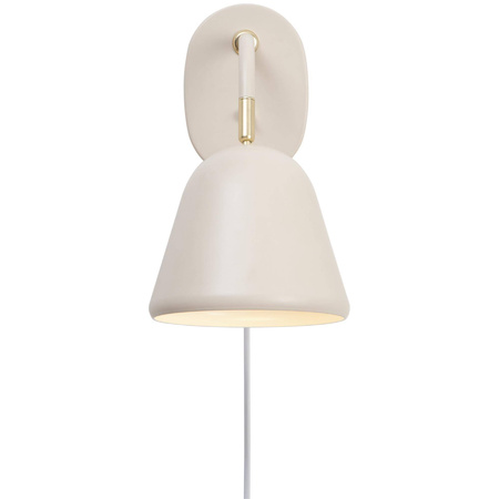 Lampa ścienna FLEUR Nordlux E14 15W Metal Beżowy