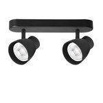 Dravo 2 spot czarny 2xGU10 (LP-9523/2WS BK) - Light Prestige