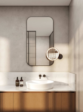 Lustro Nagoya Matowy Czarny (1447001) - Astro Lighting