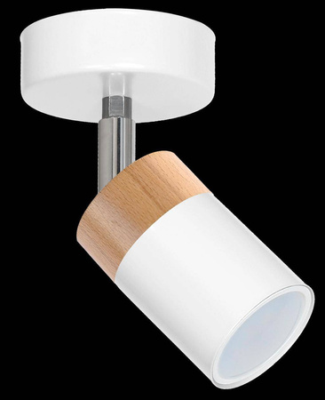 Kinkiet JOKER WHITE/WOOD 1xGU10 (MLP6299) - Milagro