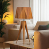 Lampa stołowa Angular (QN-ANGULAR-TL-TEAK) - Quintiesse