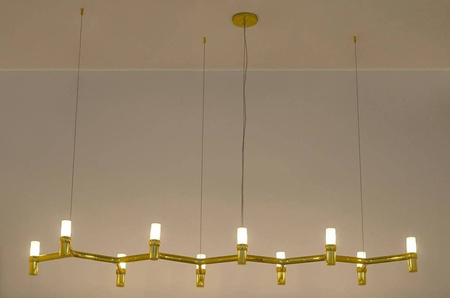 Lampa wisząca ATOMIC LONG (DW-d1005-10C.GOLD) - King Home