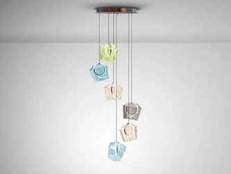 Ingrid lampa wisząca 6L (279734) - Schuller