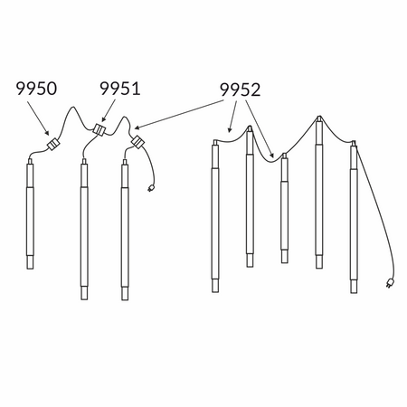 Lampa wisząca zewnętrzna Natsu - Antracyt (1260 mm)   (9901) - Shilo Garden