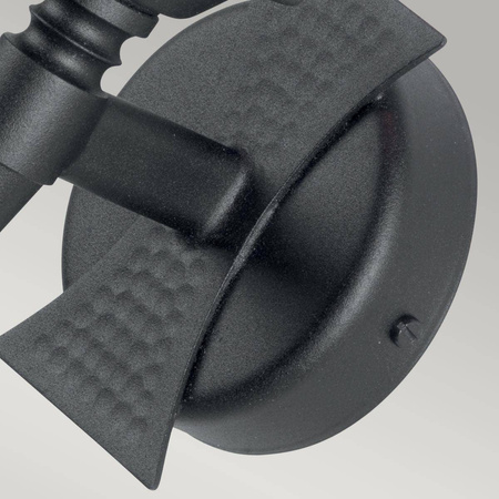 Kinkiet Saxon (SAX1-BLK) - Elstead Lighting