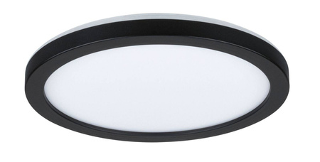 Plafoniera ATRIA SHINE LED Backlight 11.2W 850lm okrągła 190mm 4000K 230V czarny matowy / tworzywo sztuczne (PL71011) - PAULMANN
