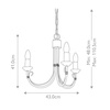 Żyrandol Chartwell (CH3-BLACK) - Elstead Lighting