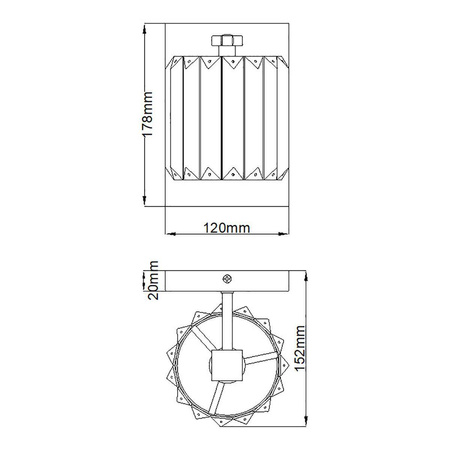 Kinkiet Divine (QZ-DIVINE1-PC-BATH) - Elstead Lighting