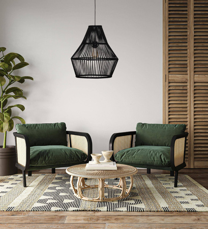 Lampa wisząca Boho bambusowa 46x46x150cm (55704-074) - DIJK
