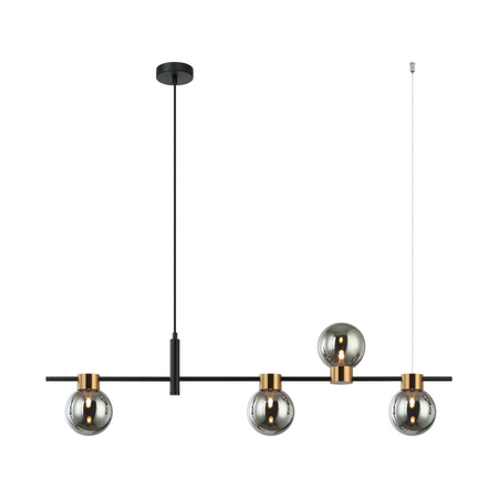 Lampa Wisząca Bletter (PND-5225-4-BK-SG) - Italux