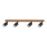 Lampa sufitowa TOP WOOD BLACK 4 PŁ (3293) - TK Lighting