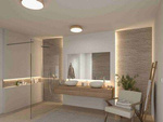 Lampa sufitowa OKA LED IP44 230V drewnopodobny (PL71083) - PAULMANN