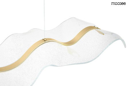 Efektowna lampa wisząca BREATH 150 złota (MSE1501100404) - Moosee