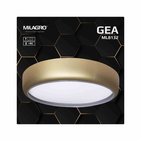 Plafon GEA GOLD 36W LED ?390 mm (ML8132) - Milagro