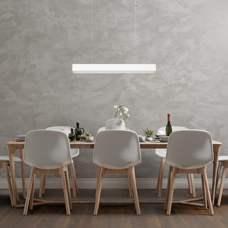 Lampa wisząca Mira M LED CCT Tuya biała  (LP-1201/1P M WH Smart) - Light Prestige