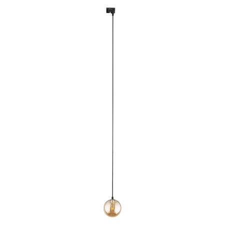 Oprawa wisząca na szynoprzewód TRACER BLACK bursztynowa (4928) - TK Lighting