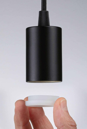 Lampa sufitowa RAVI E27 max.60W IP44 230V czarny matowy / metal (PL71136) - PAULMANN