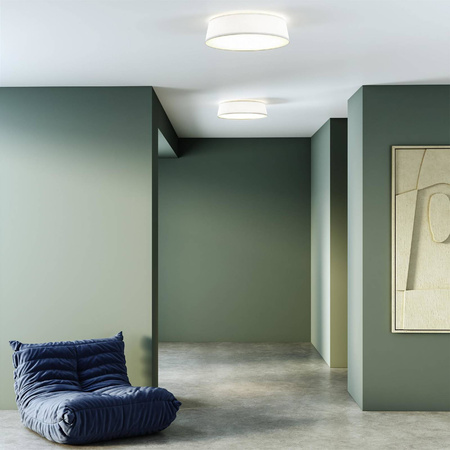 Lampa Sufitowa Fife 530 Biała Tkanina (1471001) - Astro Lighting