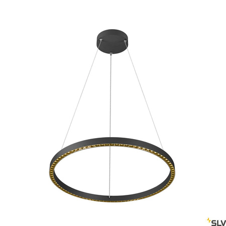 Lampa wisząca ONE CUBE, 3000 K, DALI 2, Touch, czarna (1007661) - SLV