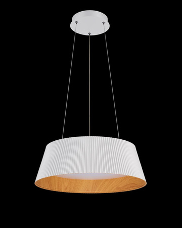 Lampa wisząca z efektownym kloszem FRILL LED biała 45 cm (ST-DL6487-WH) - Step into Design