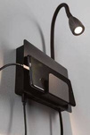Oprawa ścienna HALINA LED USB-C czarny mat (PL71101) - PAULMANN