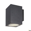 ENOLA SQUARE L, single, lampa ścienna natynkowa LED outdoor, kolor antracytowy CCT 3000/4000K (1003437) - SLV
